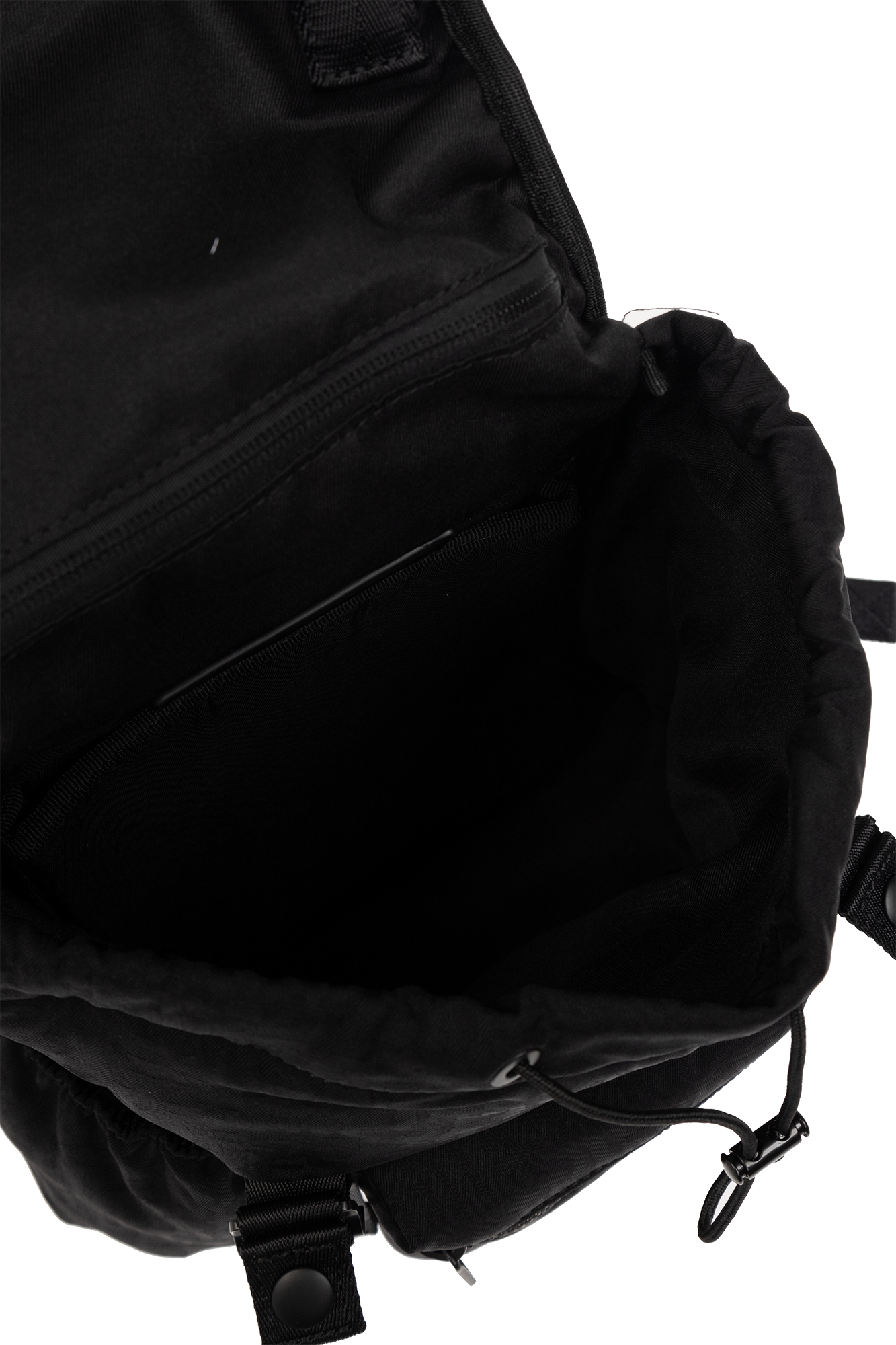 Black Monogrammed backpack Diesel - Alternative over-body